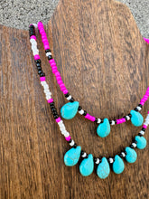 Load image into Gallery viewer, Turquoise Teardrop Choker
