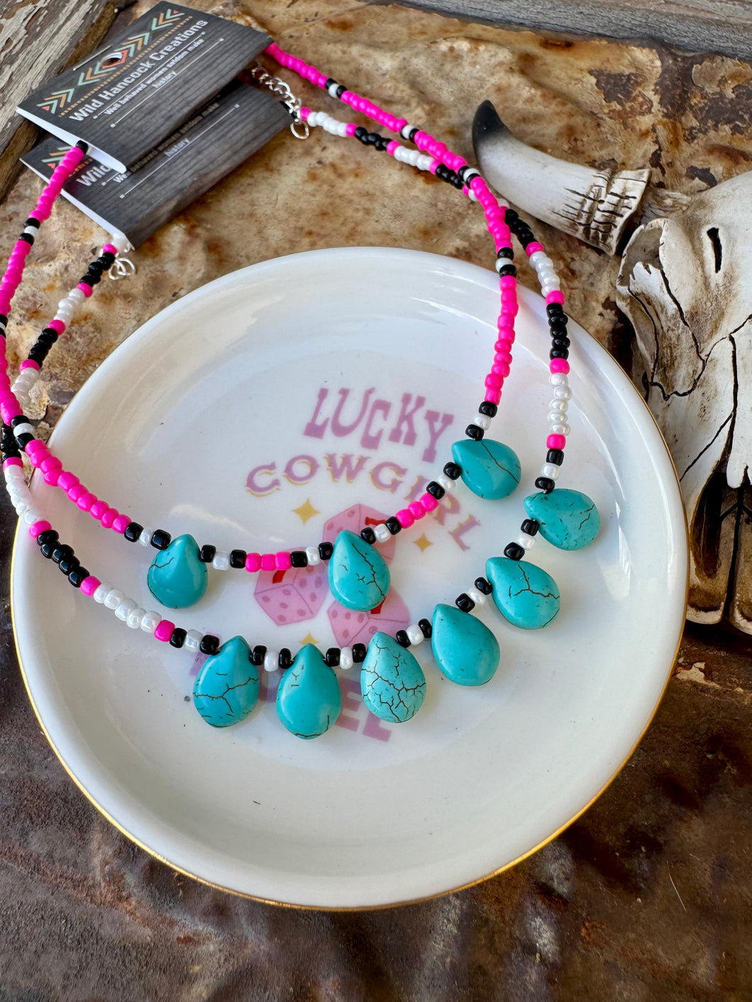 Turquoise Teardrop Choker