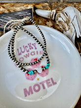 Load image into Gallery viewer, Navajo Pearl Bracelets With Opal Heart
