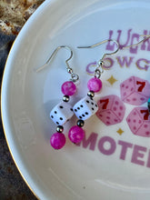 Load image into Gallery viewer, Genuine Turquoise Navajo Pearl Earrings &amp; Dice Earrings
