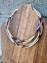 Load image into Gallery viewer, Seed Bead Beach Side &amp; Desert Wash Choker
