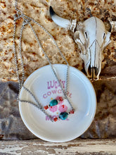 Load image into Gallery viewer, Turquoise &amp; Navajo Pearl &amp; Orange Spiny Oyster Choker
