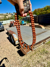 Load image into Gallery viewer, Navajo Pearl Necklace with Sandstone
