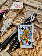 Load image into Gallery viewer, BRED WILD / QUEEN KEYCHAIN
