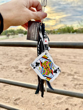 Load image into Gallery viewer, BRED WILD / QUEEN KEYCHAIN
