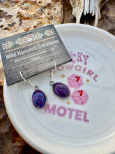 Load image into Gallery viewer, Purple Mojave Earrings
