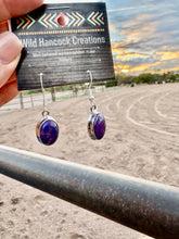 Load image into Gallery viewer, Purple Mojave Earrings
