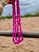 Load image into Gallery viewer, Fuchsia Pink Cowgirl Necklace
