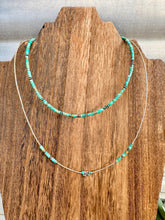Load image into Gallery viewer, Turquoise Choker Or Liquid Silver Choker
