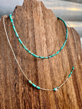 Load image into Gallery viewer, Turquoise Choker Or Liquid Silver Choker

