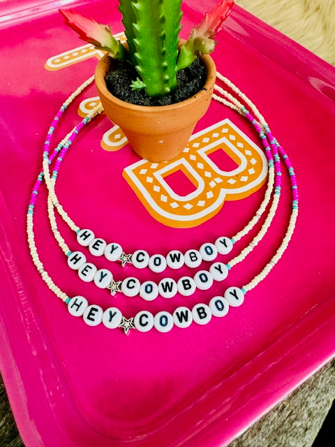 Punchy Neon Seed Bead Choker