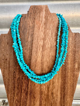 Load image into Gallery viewer, Sleeping Beauty 4 Strand Necklace
