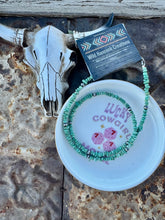Load image into Gallery viewer, Pastel Green AZ Turquoise Necklace With Navajo Pearls
