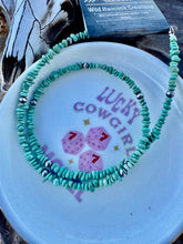 Load image into Gallery viewer, Pastel Green AZ Turquoise Necklace With Navajo Pearls
