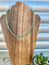 Load image into Gallery viewer, Pastel Green AZ Turquoise Necklace With Navajo Pearls
