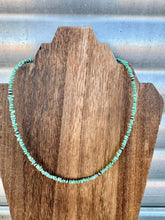 Load image into Gallery viewer, Pastel Green AZ Turquoise Necklace With Navajo Pearls
