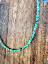 Load image into Gallery viewer, Pastel Green AZ Turquoise Necklace With Navajo Pearls
