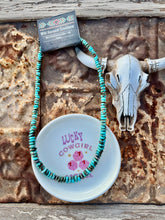 Load image into Gallery viewer, Graduated Kingman Turquoise Necklace
