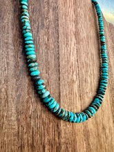 Load image into Gallery viewer, Graduated Kingman Turquoise Necklace
