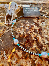 Load image into Gallery viewer, 4MM Navajo Pearls With XL Fresh Water Pearls
