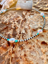 Load image into Gallery viewer, 4MM Navajo Pearls With XL Fresh Water Pearls
