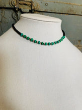 Load image into Gallery viewer, Green Turquoise With Navajo Pearls Choker
