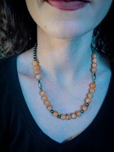 Load image into Gallery viewer, Navajo Pearl And Calcite Necklace
