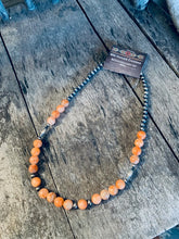 Load image into Gallery viewer, Navajo Pearl And Calcite Necklace
