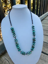 Load image into Gallery viewer, Large Turquoise Disc Necklace
