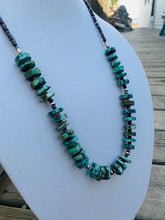 Load image into Gallery viewer, Large Turquoise Disc Necklace
