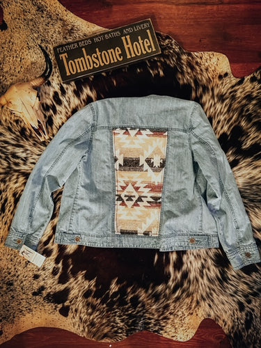 Western Navajo Denim Shirt