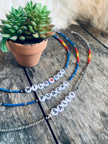 Seed Bead Western Chokers