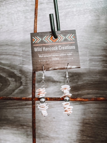 Navajo Pearl Earrings