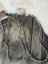 Load image into Gallery viewer, Oyster Shell &amp; Turquoise Necklace
