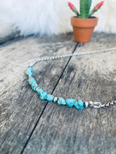 Load image into Gallery viewer, Genuine Kingman Turquoise Nugget Choker
