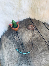 Load image into Gallery viewer, Genuine Kingman Turquoise Nugget Choker
